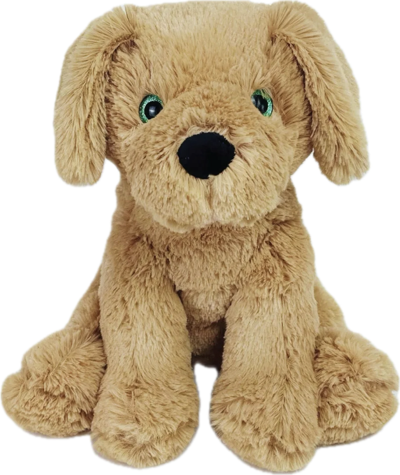 Golden puppy plush